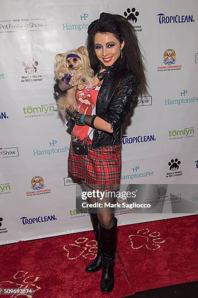 Actress Rachel Grant attends the 12th Annual NY Pet Fashion Show at Hotel Pennsylvania on February 11, 2016 in New York City.