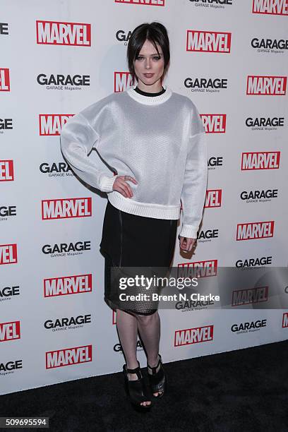 Fashion model Coco Rocha attends the Marvel cover release event with Garage Magazine on February 11, 2016 in New York City.