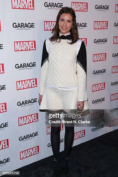 Dasha Zhukova attends the Marvel cover release event with Garage Magazine on February 11, 2016 in New York City.