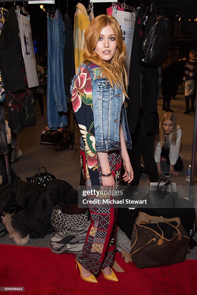 Desigual - Front Row & Backstage  - Fall 2016 New York Fashion Week: The Shows