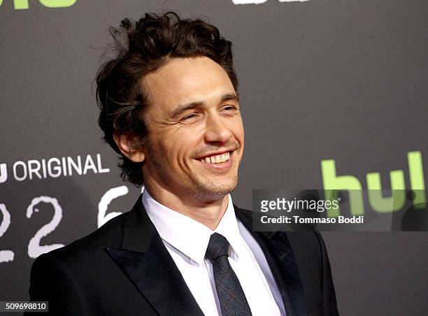 Actor James Franco attends the Hulu Original '11.22.63' premiere at the Regency Bruin Theatre on February 11, 2016 in Los Angeles, California.