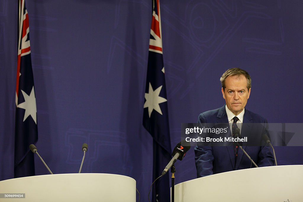 Bill Shorten Holds Press Conference As Stuart Robert Is Dumped From Liberal Frontbench