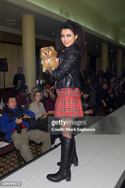 Actress Rachel Grant attends the 12th Annual NY Pet Fashion Show at Hotel Pennsylvania on February 11, 2016 in New York City.