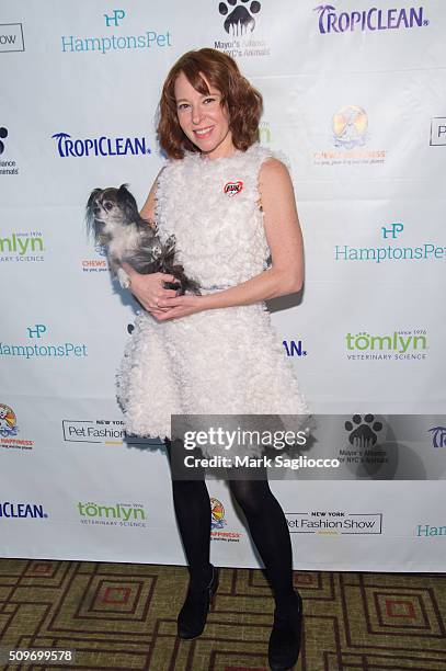 Pelush Designer Anna Tagliabue attends the 12th Annual NY Pet Fashion Show at Hotel Pennsylvania on February 11, 2016 in New York City.