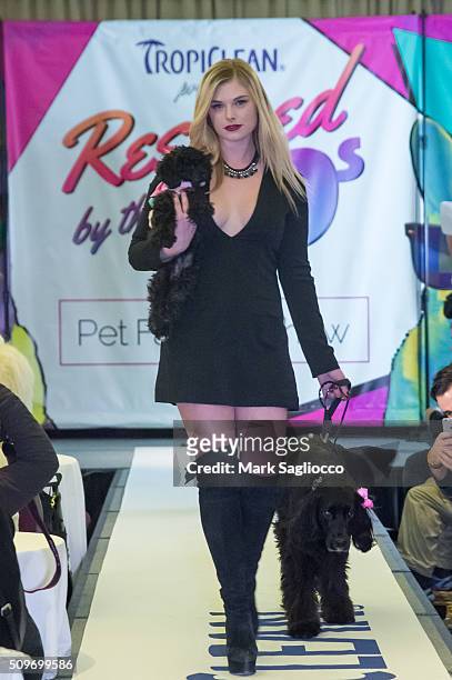 Actress Nicole Patrick attends the 12th Annual NY Pet Fashion Show at Hotel Pennsylvania on February 11, 2016 in New York City.