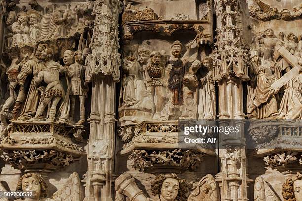 altarpiece of the basilica of santa maria in castello d'empúries - virgen de la candelaria fiesta stock pictures, royalty-free photos & images