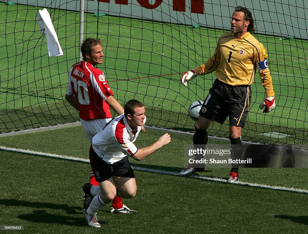 Euro 2004: England v Switzerland