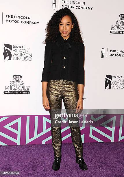 Singer Corinne Bailey Rae attends the ESSENCE 7th annual Black Women In Music event at Avalon Hollywood on February 11, 2016 in Los Angeles,...