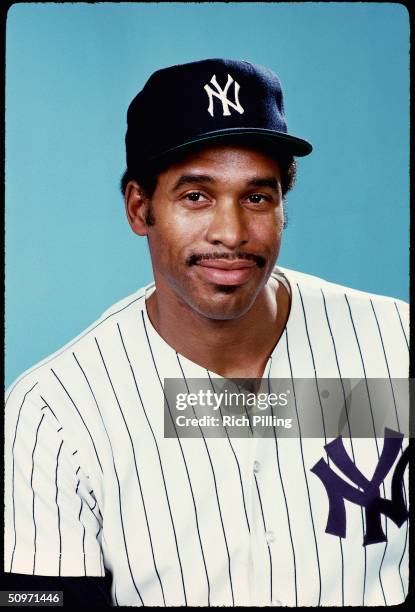 Portrait of Dave Winfield of the New York Yankees in 1981.
