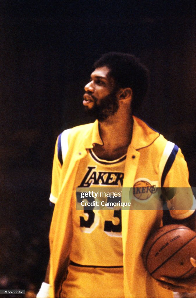 Kareem Abdul Jabbar On The Court