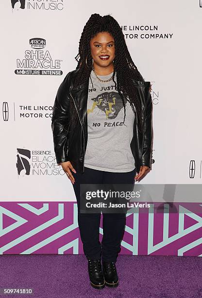 Johnetta Elzie attends the ESSENCE 7th annual Black Women In Music event at Avalon Hollywood on February 11, 2016 in Los Angeles, California.