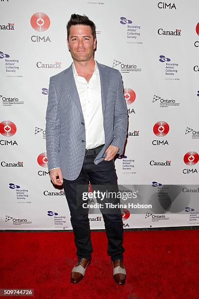 Yannick Bisson attends Canada's Grammy Night at Raleigh Studios on February 11, 2016 in Los Angeles, California.