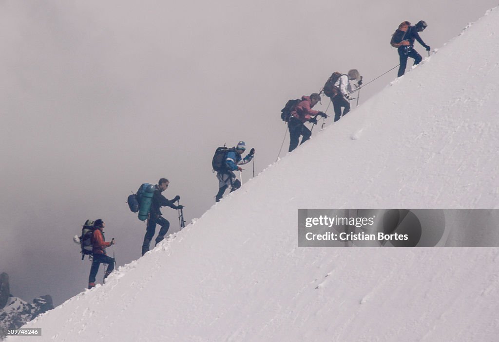 Climbing Mont Blanc