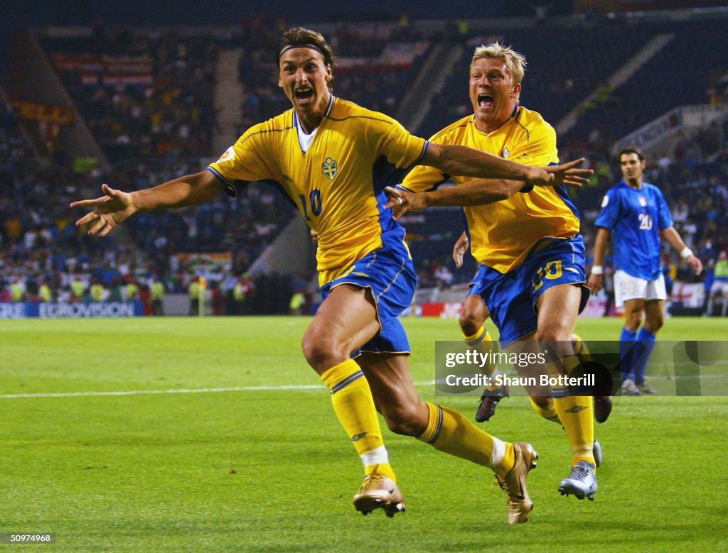 Euro 2004: Italy v Sweden