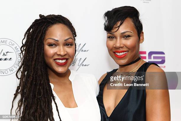 Actress Meagan Good and La'Myia Good attended the La'Myia Good Hosts 1st Femme Fragrance Launch on February 11, 2016 in Hollywood, California.