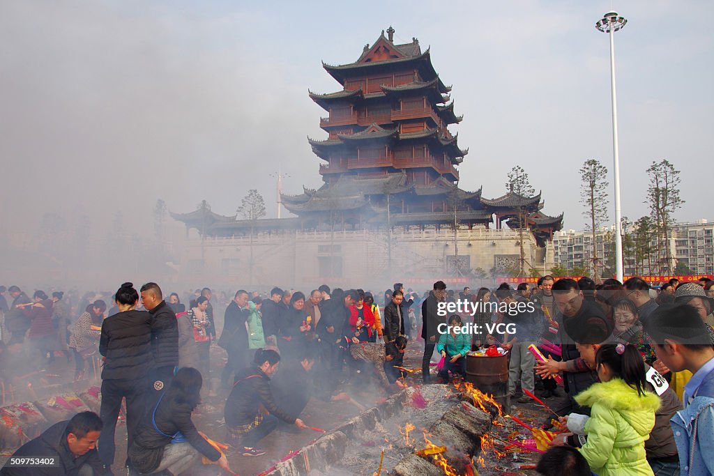 Chinese People Celebrate The Year Of Monkey