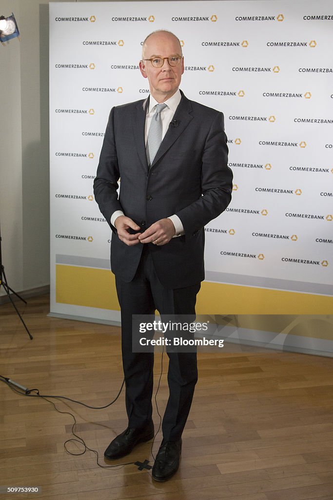 Commerzbank AG Chief Executive Officer Martin Blessing Announces Results As Fourth-Quarter Profit Beats Estimates