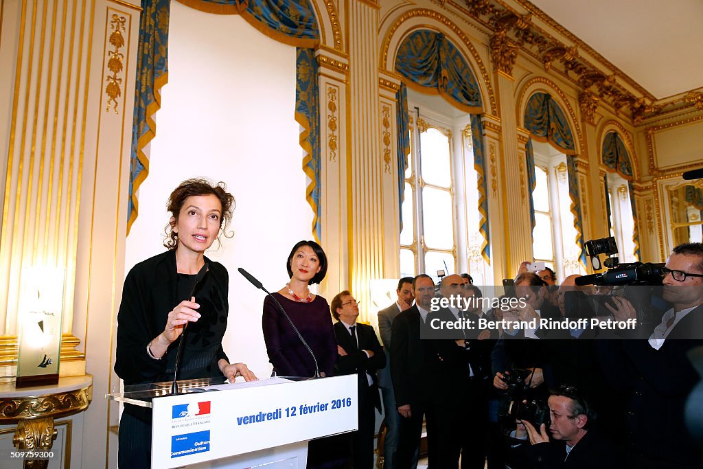 Audrey Azoulay Newly Appointed French Minister of Culture In Paris