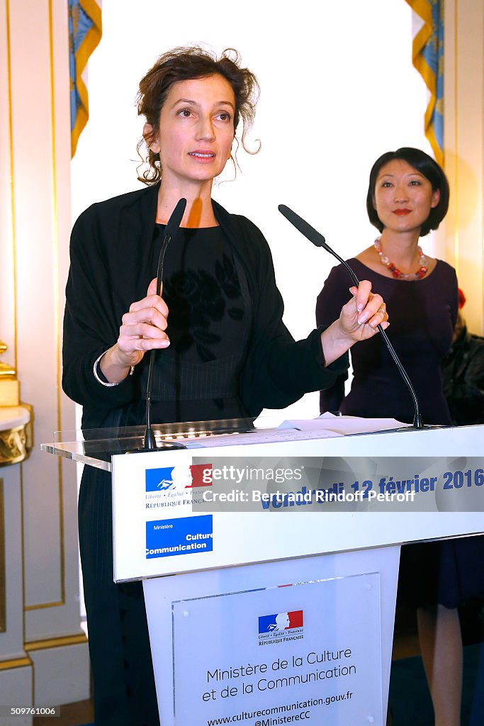 Audrey Azoulay Newly Appointed French Minister of Culture In Paris