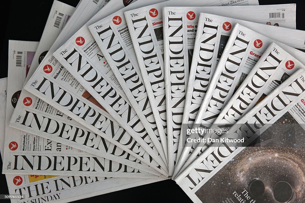 The Independent Newspaper Owner To Close Print Titles