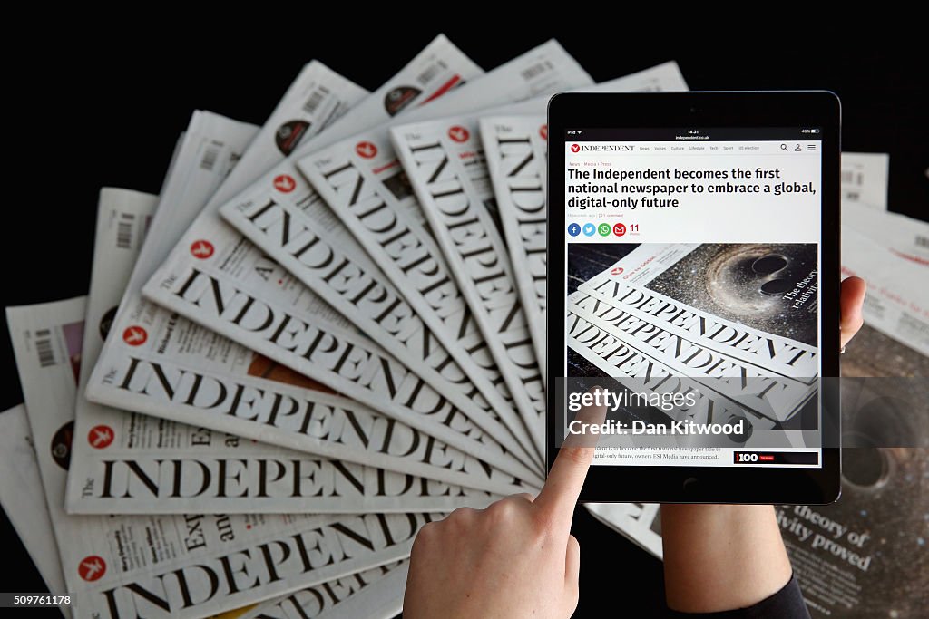 The Independent Newspaper Owner To Close Print Titles