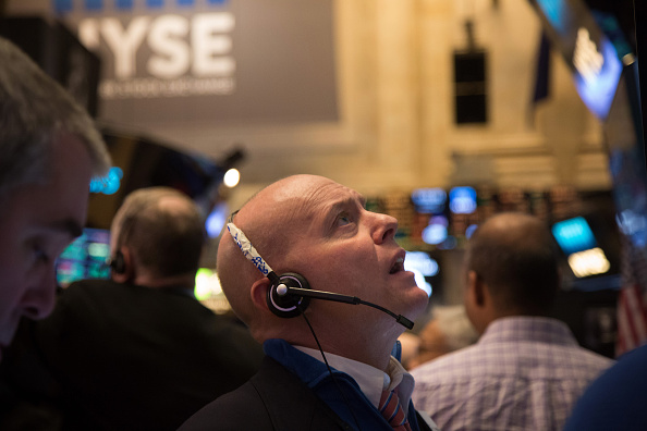 Traders At The NYSE As U.S. Stocks Rally to Halt Five-Day Loss