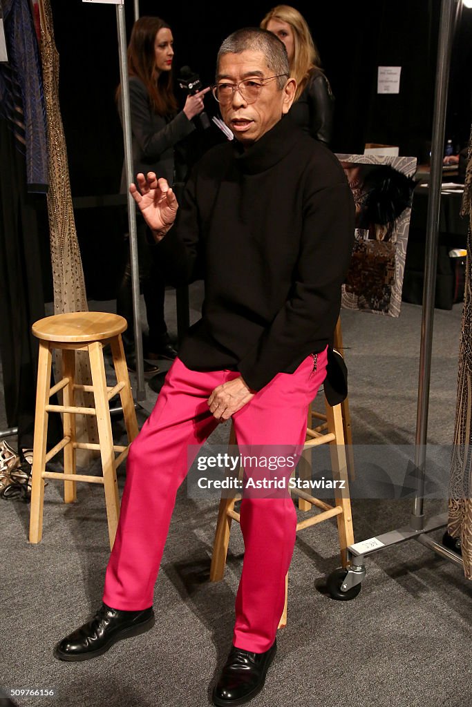 Tadashi Shoji - Backstage - Fall 2016 New York Fashion Week: The Shows