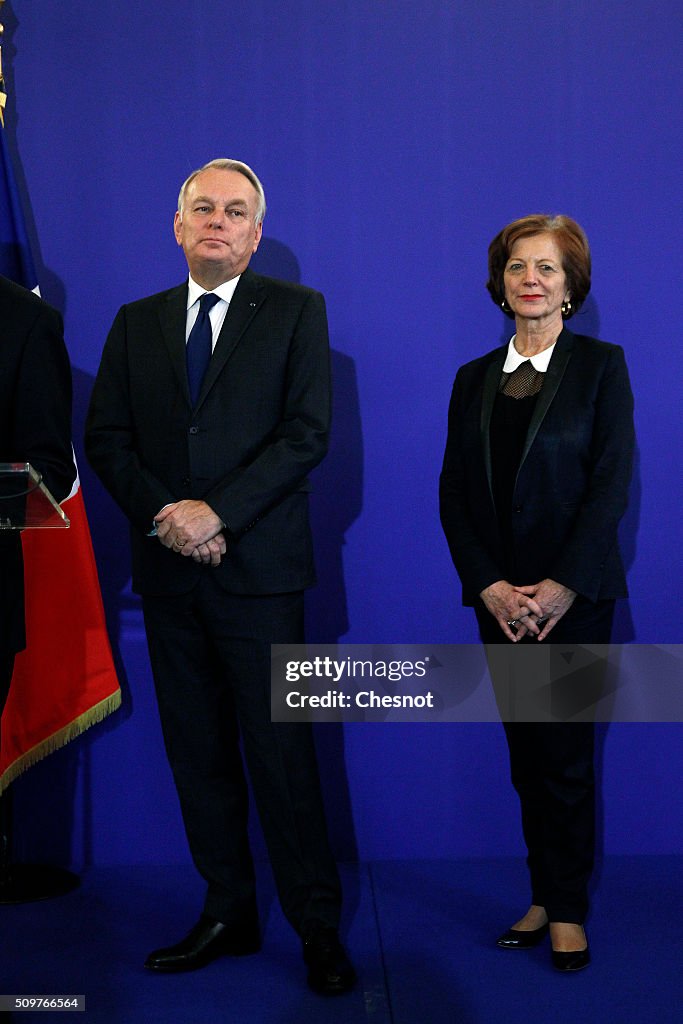 Jean-Marc Ayrault Newly Appointed Foreign Minister At Quai d'Orsay