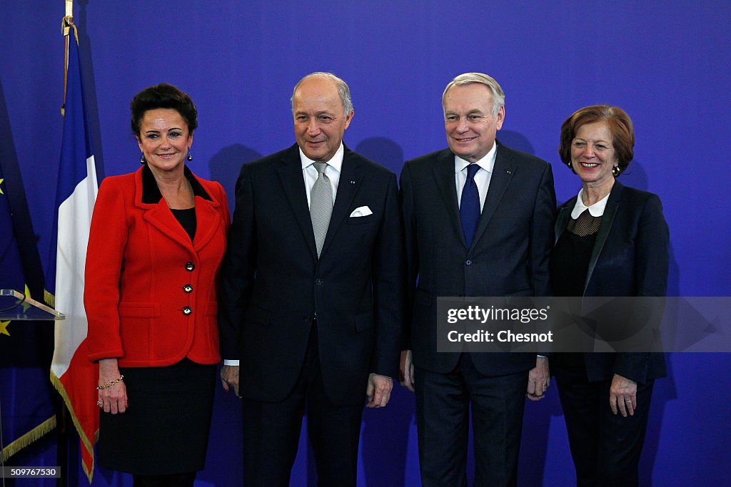 Jean-Marc Ayrault Newly Appointed Foreign Minister  At Quai d'Orsay