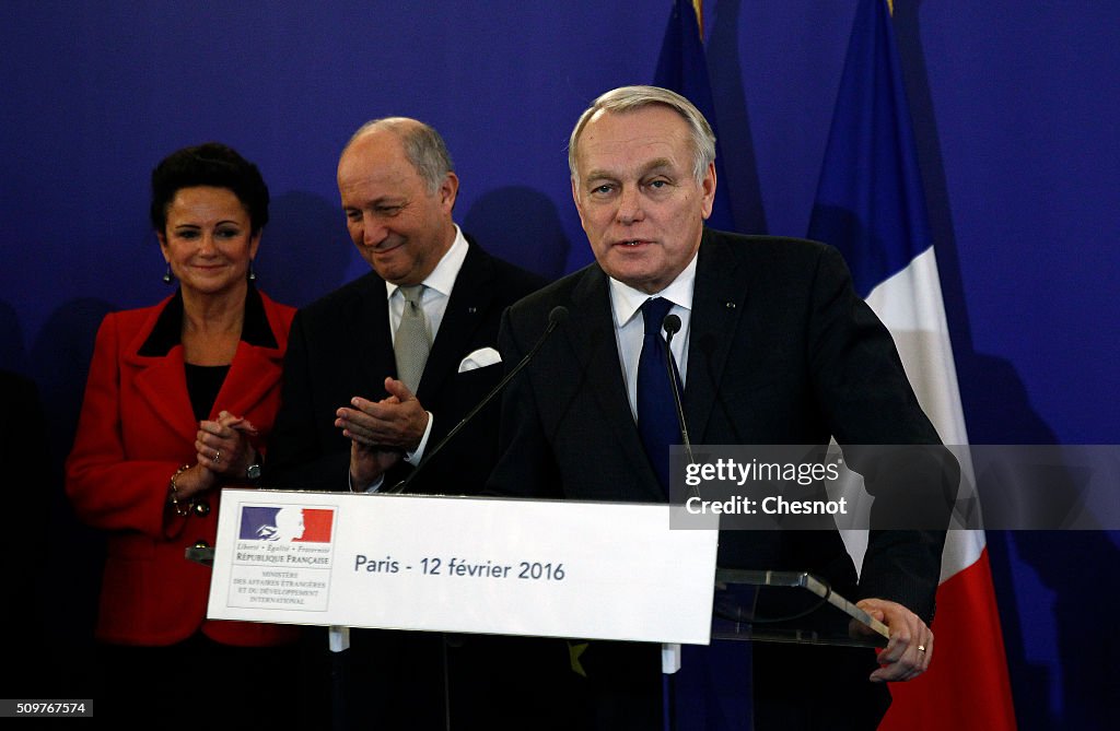 Jean-Marc Ayrault Newly Appointed Foreign Minister  At Quai d'Orsay