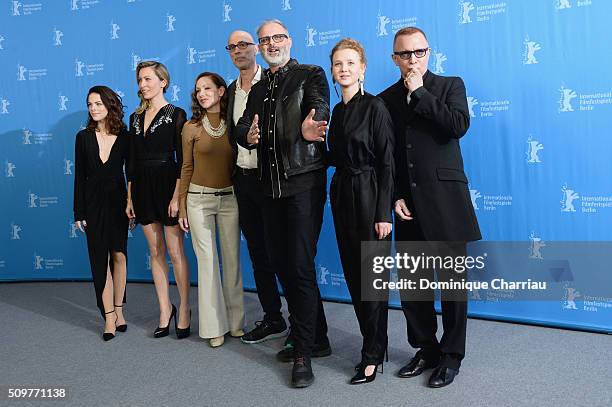 Actors Laetitia Isambert-Denis, Dounia Sichov, Simone-Elise Girard, James Hyndman, director Denis Cote, actors Isolda Dychauk and Bruce LaBruce...