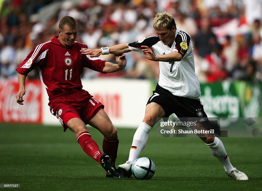 Euro 2004: Latvia v Germany