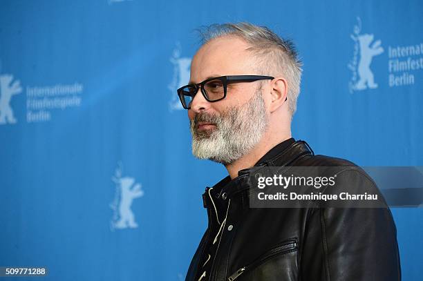 Director Denis Cote attends the 'Boris without Beatrice' photo call during the 66th Berlinale International Film Festival Berlin at Grand Hyatt Hotel...