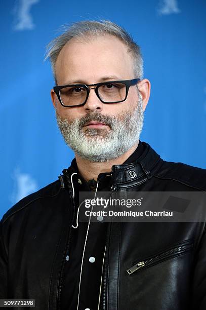 Director Denis Cote attends the 'Boris without Beatrice' photo call during the 66th Berlinale International Film Festival Berlin at Grand Hyatt Hotel...