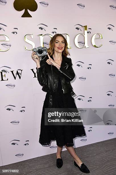 Jaime King attends the Kate Spade New York Fall 2016 Presentation during New York Fashion Week at The Rainbow Room on February 12, 2016 in New York...