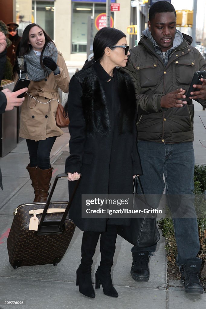 Celebrity Sightings In New York - February 12, 2016