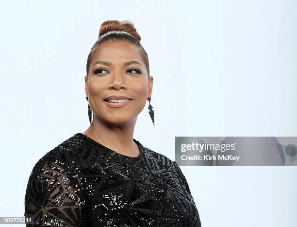 Actress Queen Latifah poses for a portraits at the 22st Annual Screen Actors Guild Awards for Los Angeles Times on January 30, 2016 in Los Angeles,...