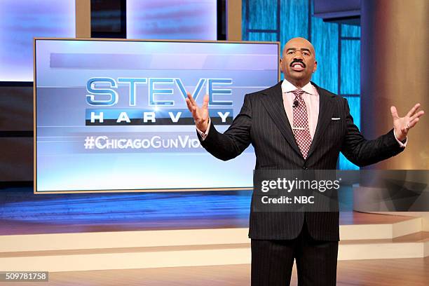 Chicago Gun Violence -- Pictured: Steve Harvey?'s special episode devoted to Chicago gun violence --