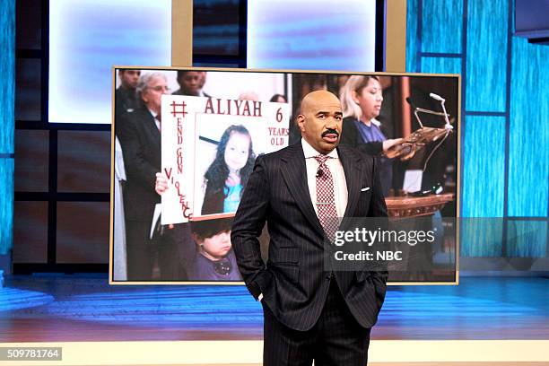 Chicago Gun Violence -- Pictured: Steve Harvey?'s special episode devoted to Chicago gun violence --