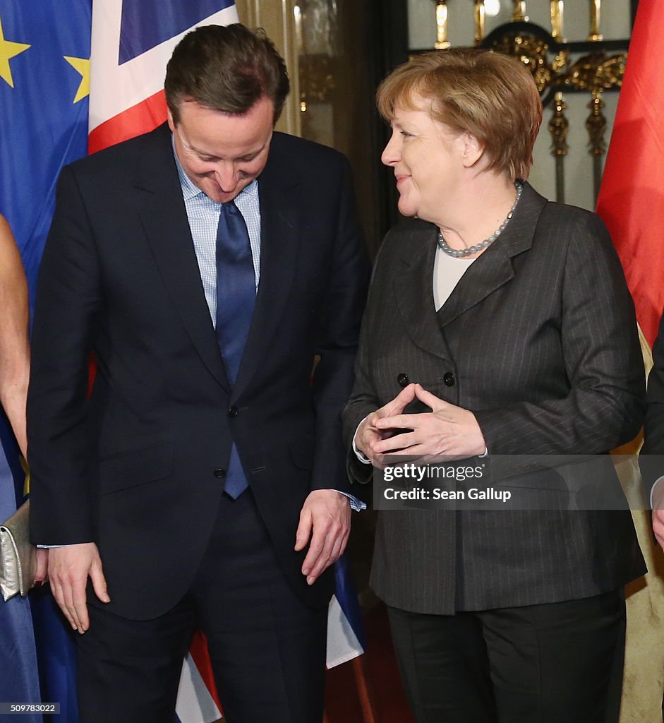 David Cameron Attends Matthiae-Mahl In Hamburg