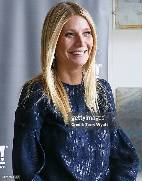 Gwyneth Paltrow signs her book 'It's all Good' during the the 2016 Antiques And Garden Show Of Nashville at Music City Center on February 12, 2016 in...