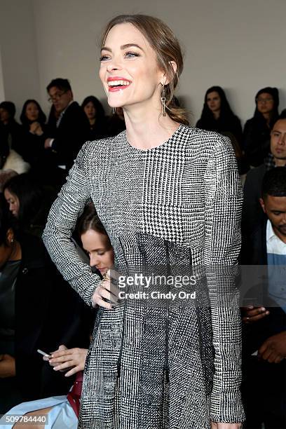 Actress Jaime King attends the Jason Wu Fall 2016 fashion show during New York Fashion Week at Spring Studios on February 12, 2016 in New York City.
