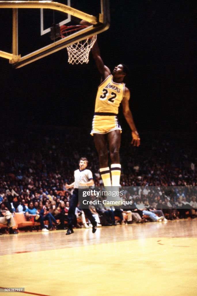 Magic Johnson On The Court