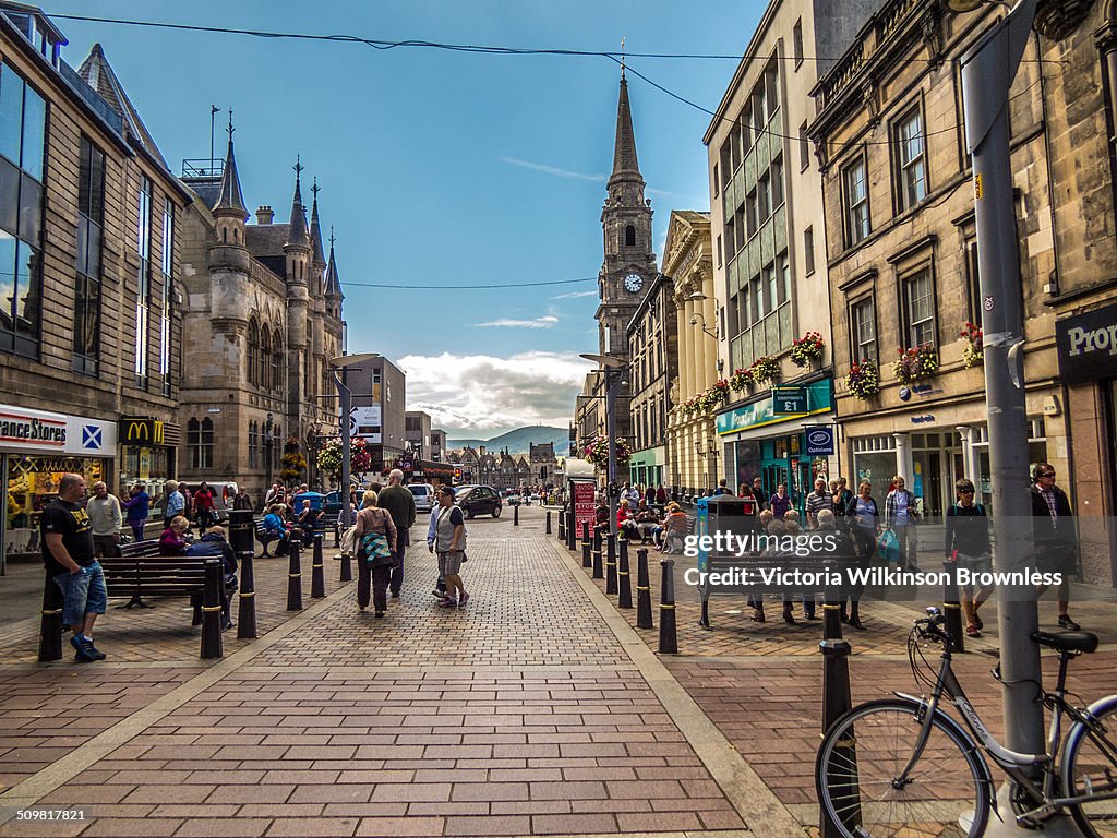 City Street, Inverness, Scotland