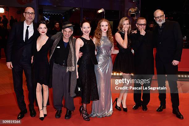 Actors James Hyndman, Laetitia Isambert-Denis, Denis Lavant, Simone-Elise Girard, Isolda Dychauk, Dounia Sichov, Bruce LaBruce and director Denis...