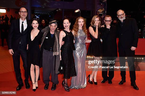 Actors James Hyndman, Laetitia Isambert-Denis, Denis Lavant, Simone-Elise Girard, Isolda Dychauk, Dounia Sichov, Bruce LaBruce and director Denis...