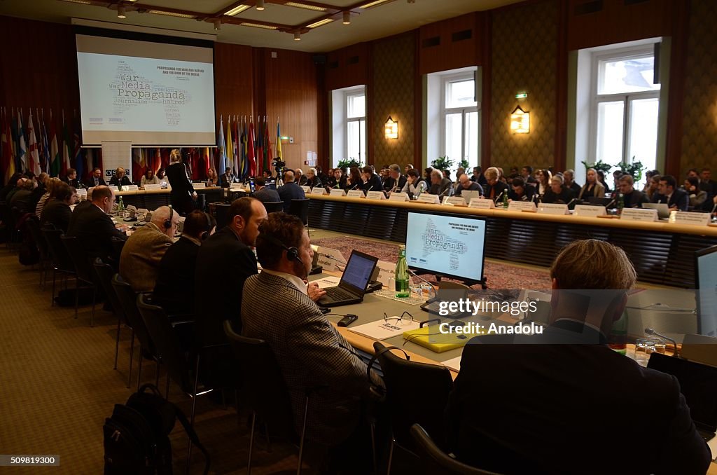 Propaganda for War and Hatred and Freedom of the Media' panel in Vienna