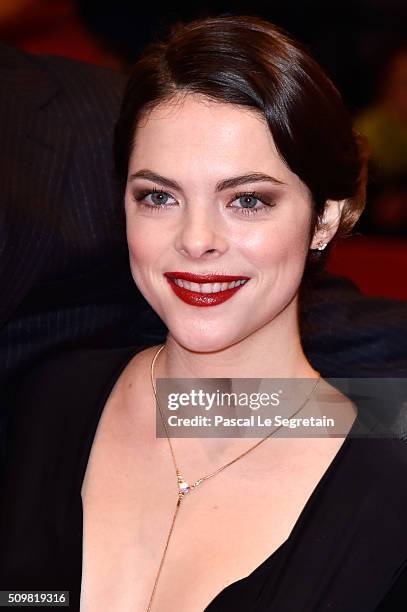 Actress Laetitia Isambert-Denis attends the 'Boris without Beatrice' premiere during the 66th Berlinale International Film Festival Berlin at...