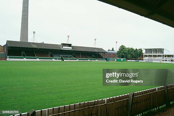 Franklin's Gardens, home of the Northampton Saints rugby union club, Northampton, England, 3rd September 1994.