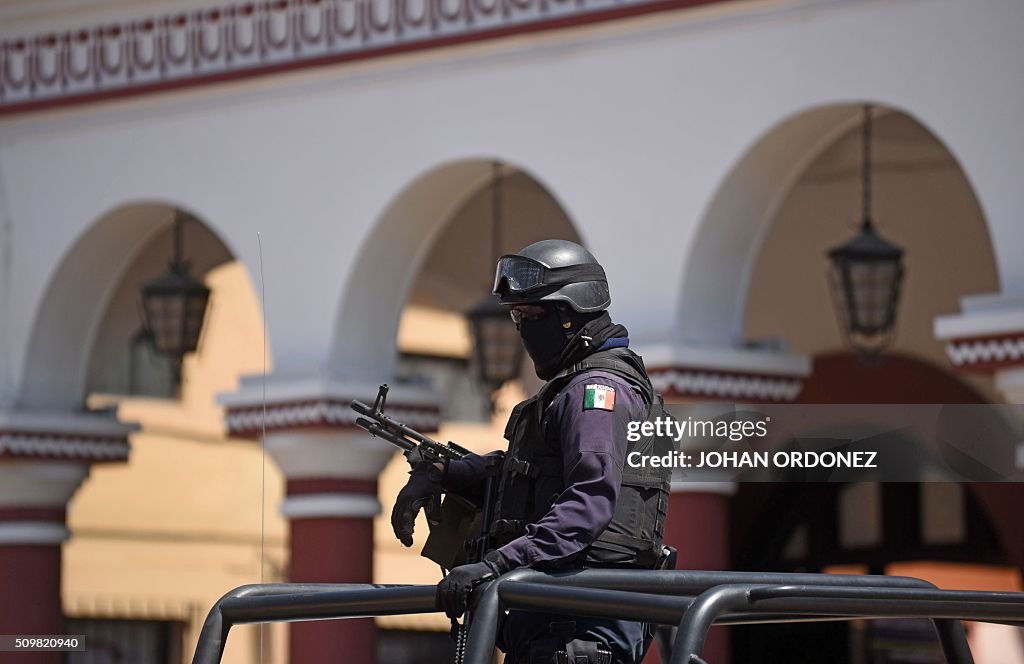 MEXICO-POPE-VISIT-SECURITY